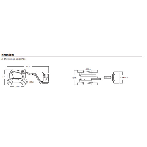 BOOM LIFT 10.2M (34FT) DIESEL 4WD - code:100005