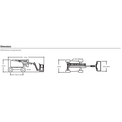 BOOM LIFT 15.5M (51FT) DIESEL 4WD - code:100040