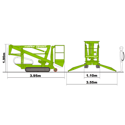 CHERRYPICKER 12M TRACKED - code:100205