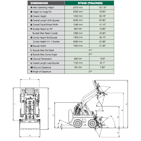 MINI LOADER -  TRACKED LARGE - code:200845