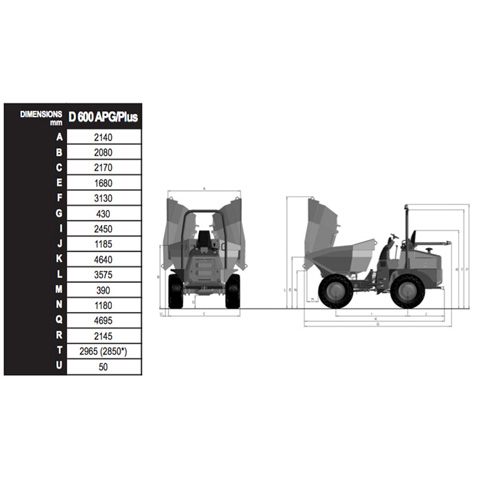 DUMPER 4WD - SWIVEL TIPPING 6T - code:202035