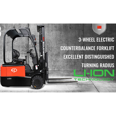 FORKLIFT - 3 WHEEL ELECTRIC 1.8T 6M - code:302610