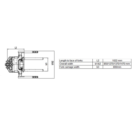 FORKLIFT - PEDESTRIAN WALKIE STACKER - code:302835