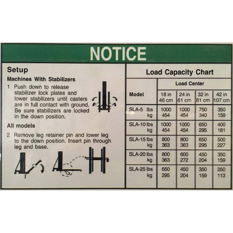 MATERIAL HOIST -  3M 454KG - code:305315