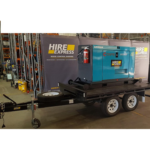 GENERATOR - 20 KVA ON TRAILER - code:350085