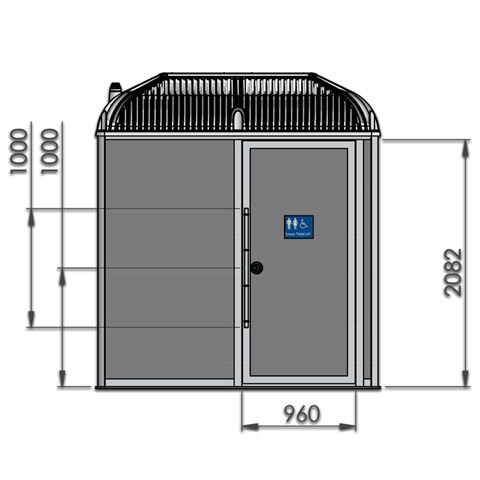 ACCESSIBILITY TOILET - FRESH WATER - code:402520