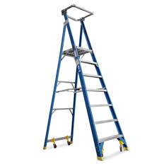 PLATFORM LADDER 0.9M (3FT) FIBREGLASS