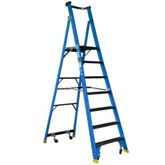 PLATFORM LADDER 1.8M (6FT) FIBREGLASS