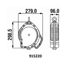 INERTIA REEL 20M